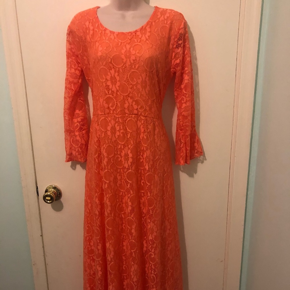 Lace maxi dress